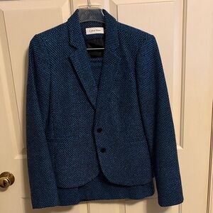 Calvin Klein Textured two-piece ladies suit skirt and jacket